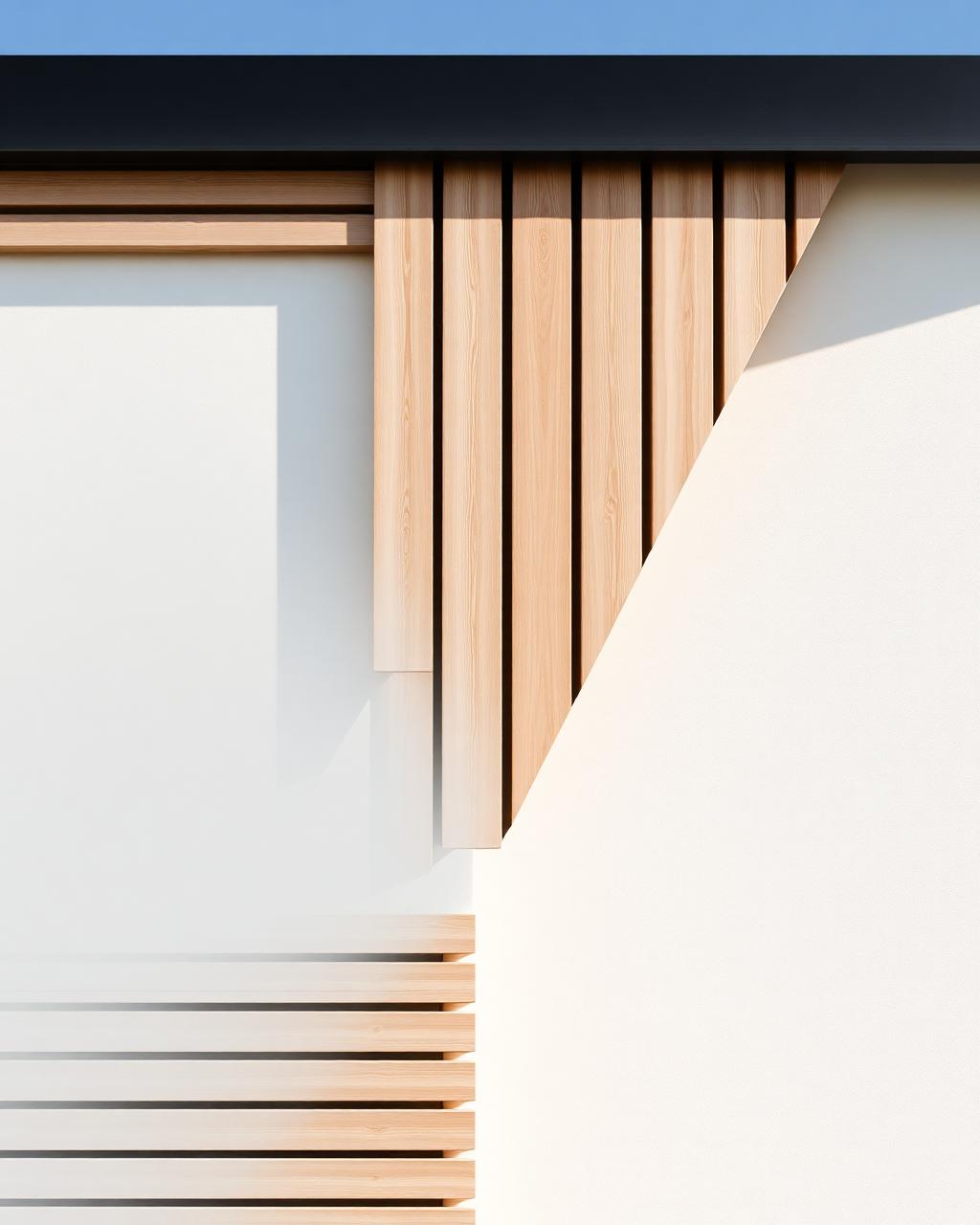 Architectural facade detail